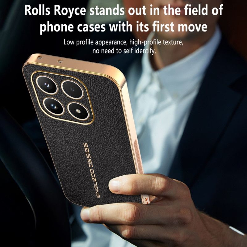 Hoesje Xiaomi 17 Krasbestendige Lychee-textuur