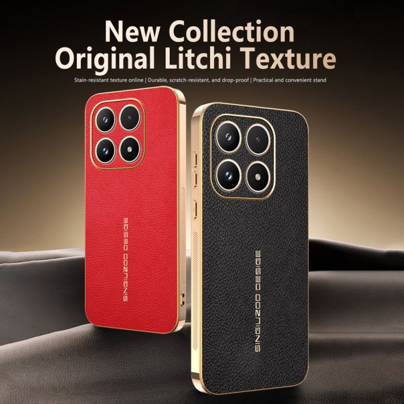 Hoesje Xiaomi 17 Krasbestendige Lychee-textuur