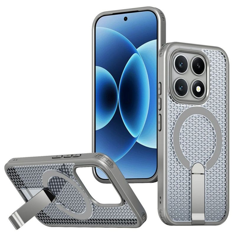 Hoesje Xiaomi 17 Magnetische Rasterstructuur Met Standaard Bescherming Hoesje