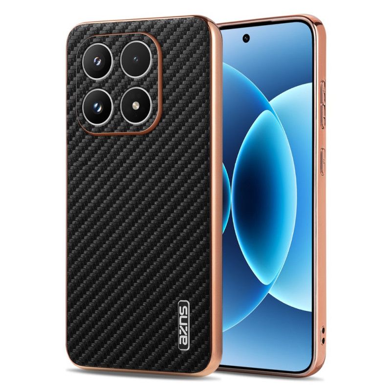 Hoesje Xiaomi 17 Textuur Azns Koolstofvezel Bescherming Hoesje
