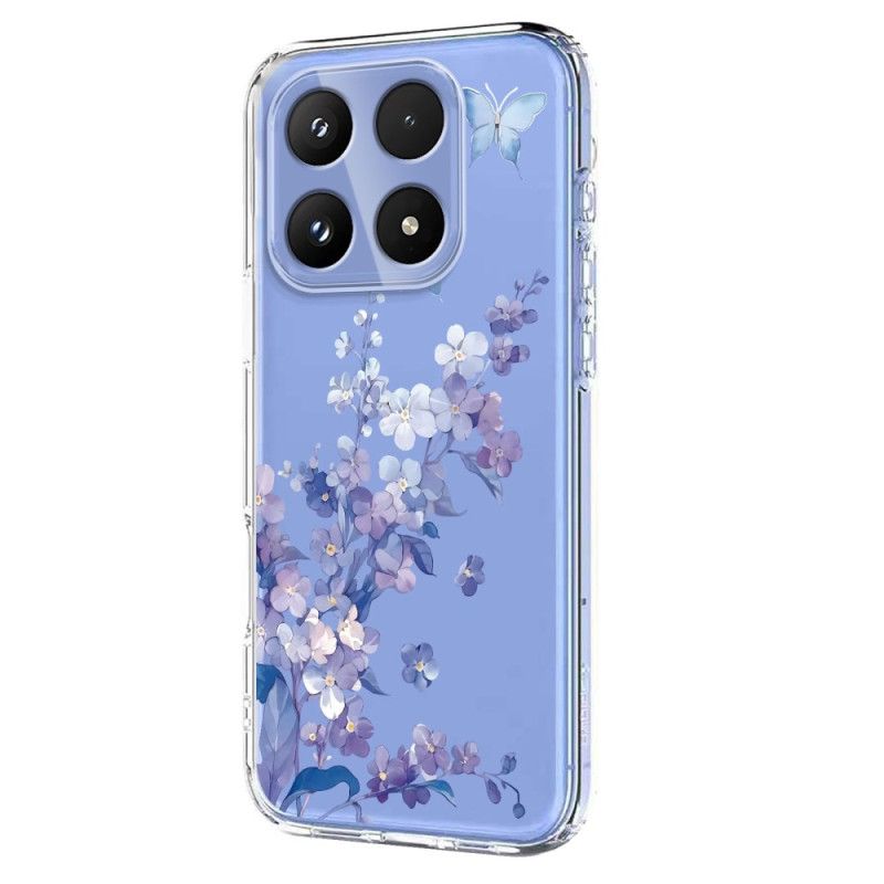 Hoesje Xiaomi 17 Vlinders En Bloemen Bescherming Hoesje