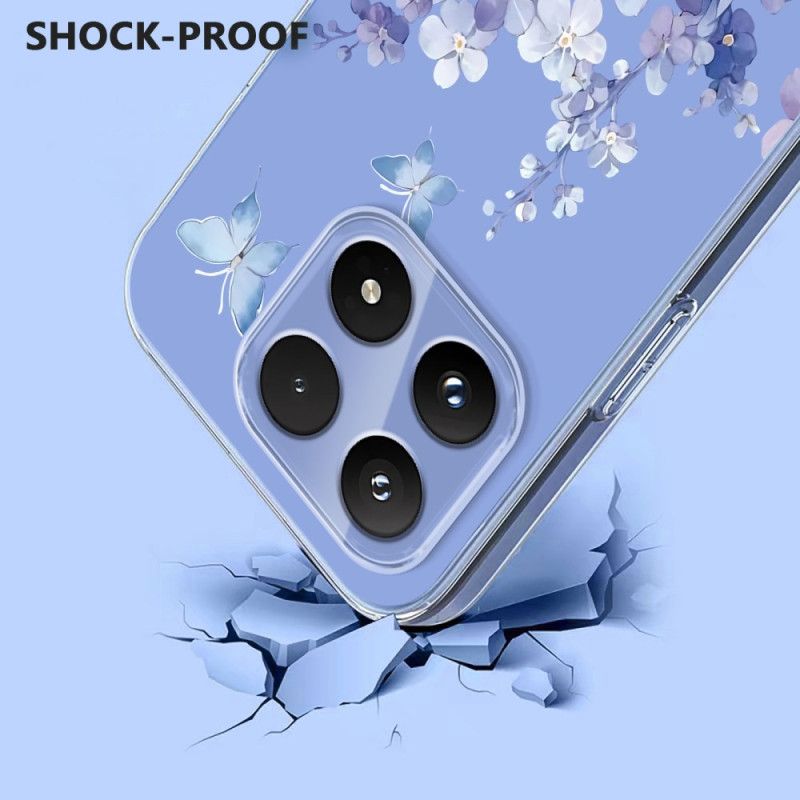 Hoesje Xiaomi 17 Vlinders En Bloemen Bescherming Hoesje