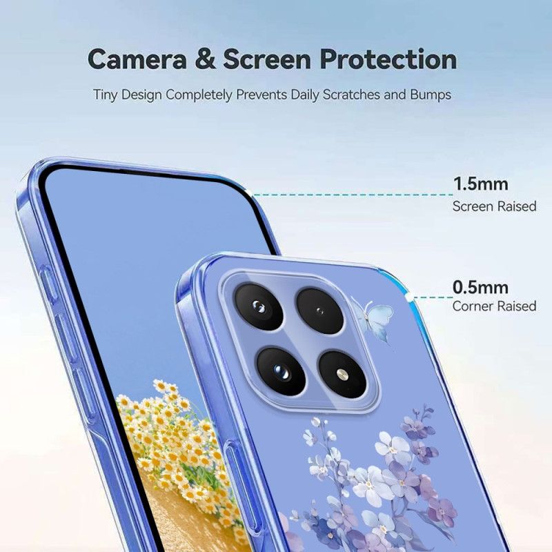 Hoesje Xiaomi 17 Vlinders En Bloemen Bescherming Hoesje