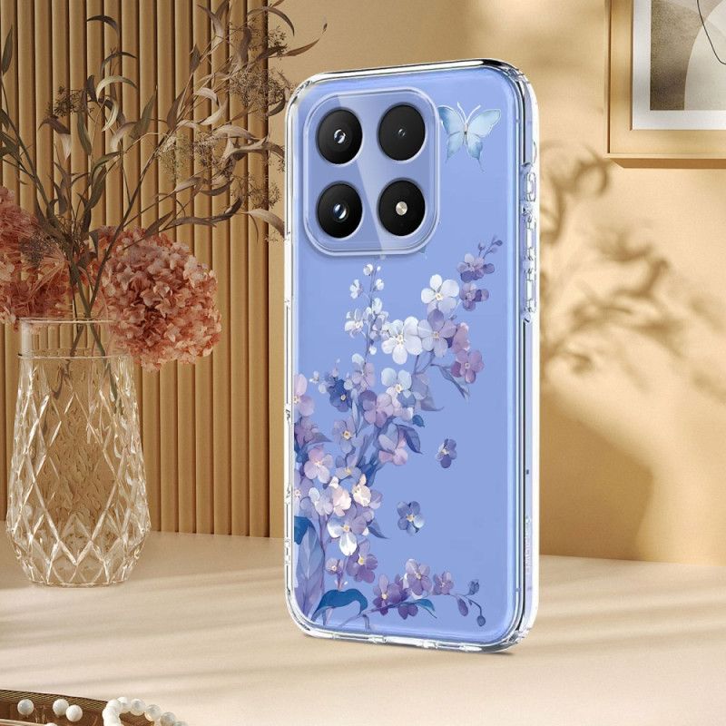 Hoesje Xiaomi 17 Vlinders En Bloemen Bescherming Hoesje