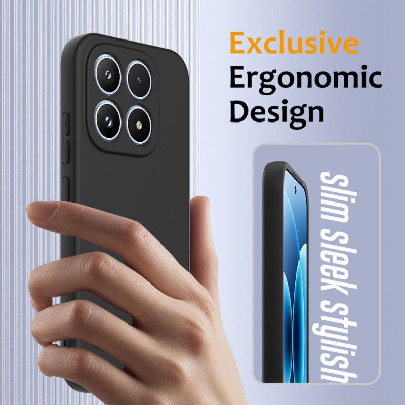 Hoesje Xiaomi 17 Vloeibare Siliconen Met Magneet