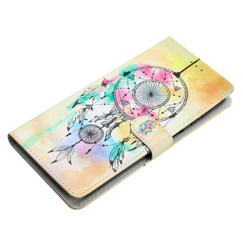 Leren Hoesje Voor Xiaomi 17 Aquarel Dromenvanger