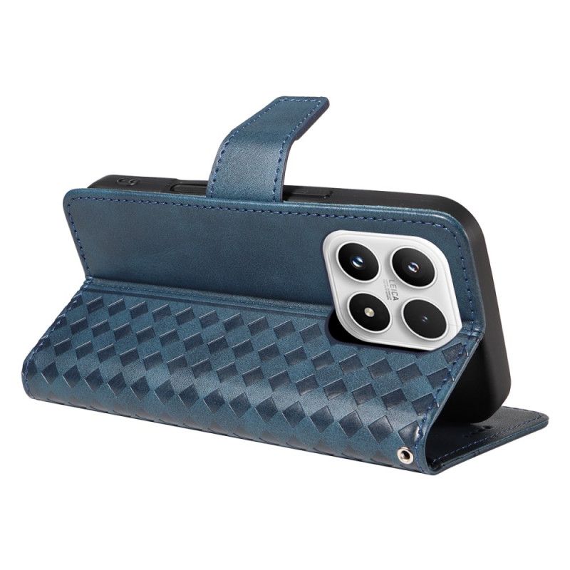 Leren Hoesje Voor Xiaomi 17 Diamantrand