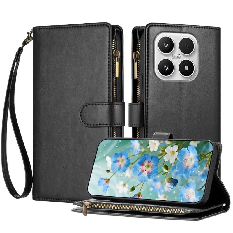 Leren Hoesje Voor Xiaomi 17 Portemonnee Met Riem