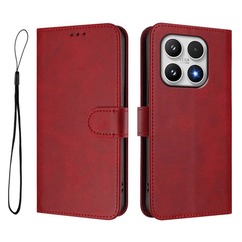 Leren Hoesje Voor Xiaomi 17 Rfid-bescherming Met Leerlook