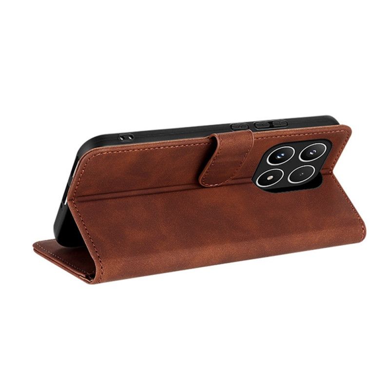 Leren Hoesje Voor Xiaomi 17 Suède-effect Azns