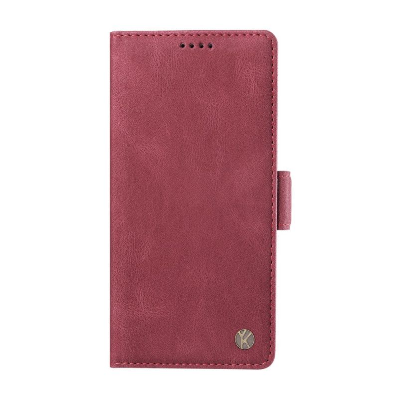 Leren Hoesje Voor Xiaomi 17 Yikatu Suède-effect