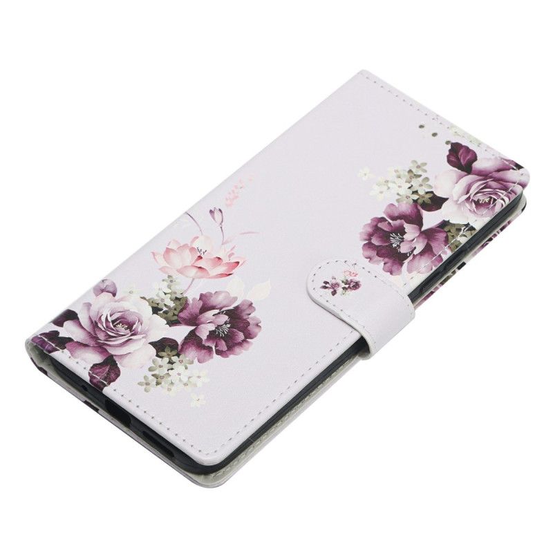 Leren Hoesje Xiaomi 17 Bloemen Bescherming Hoesje