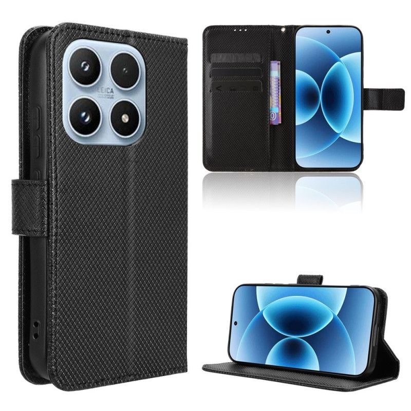 Leren Hoesje Xiaomi 17 Gestructureerd Kunstleer Bescherming Hoesje