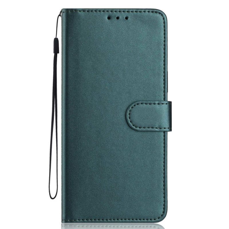Leren Hoesje Xiaomi 17 Strakke Lijnstijl