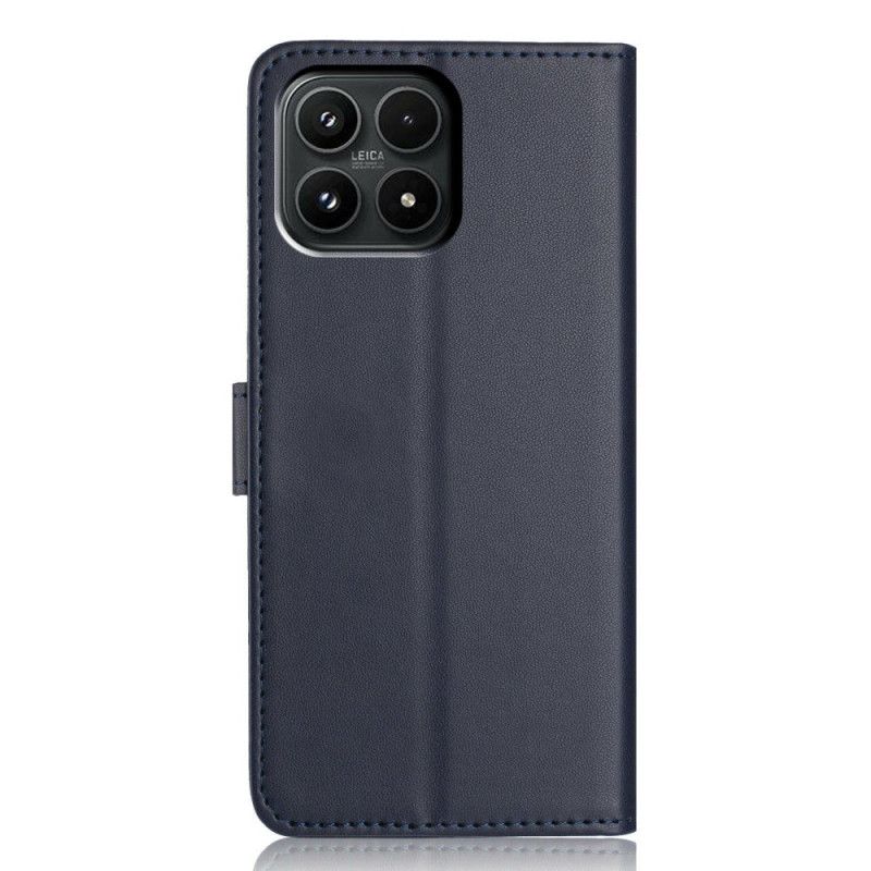 Leren Hoesje Xiaomi 17 Strakke Lijnstijl
