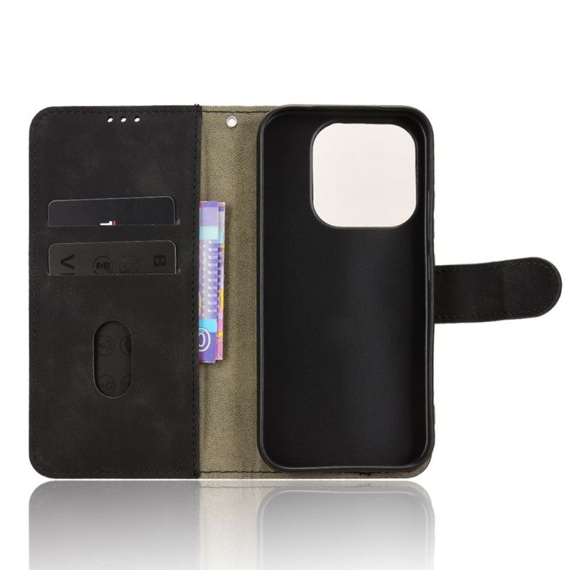 Leren Hoesje Xiaomi 17 Suède-effect Bescherming Hoesje