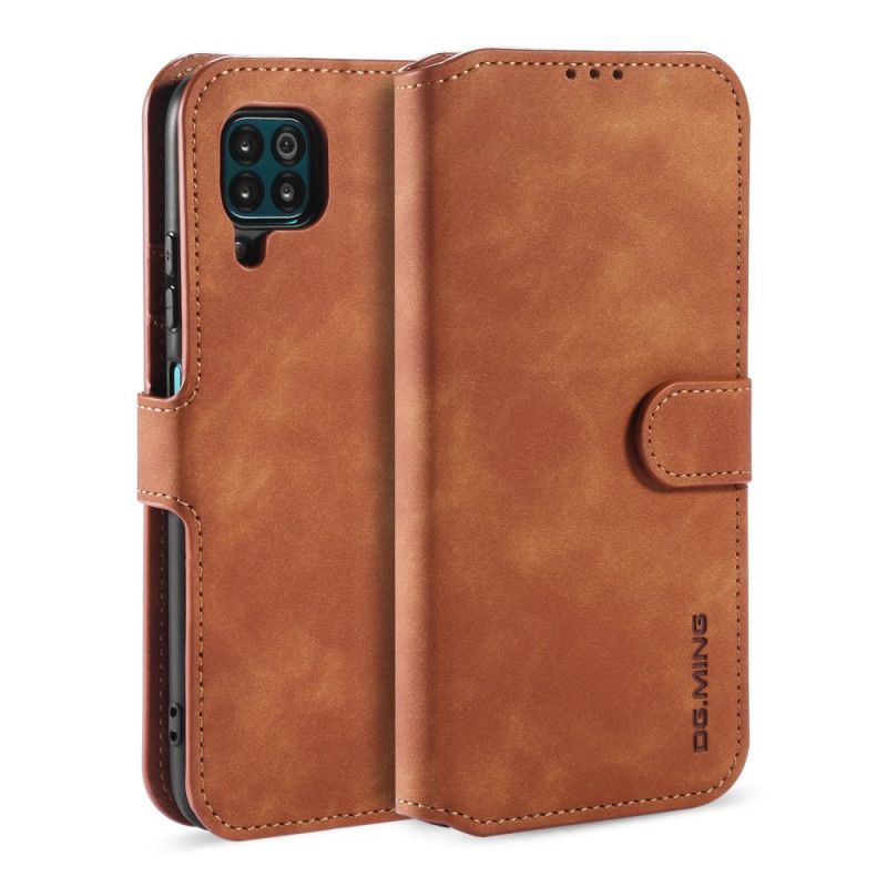 Bescherming Hoesje Huawei P40 Lite Grijs Zwart Retro Dg.Ming