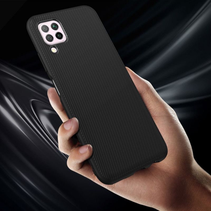 Case Hoesje Huawei P40 Lite Donkerblauw Telefoonhoesje Twill-Serie Jazz