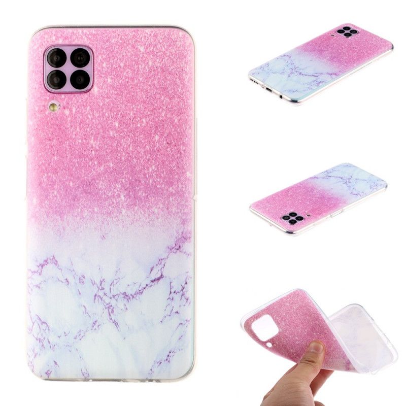 Case Hoesje Huawei P40 Lite Telefoonhoesje Marmer