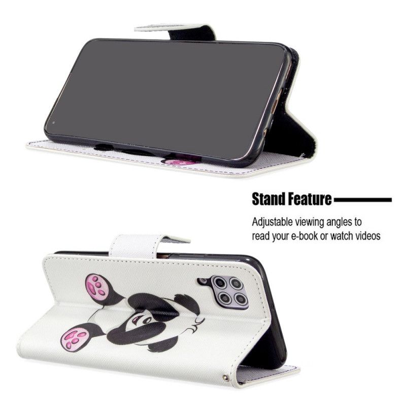 Cover Folio-hoesje Huawei P40 Lite Telefoonhoesje Leuke Panda