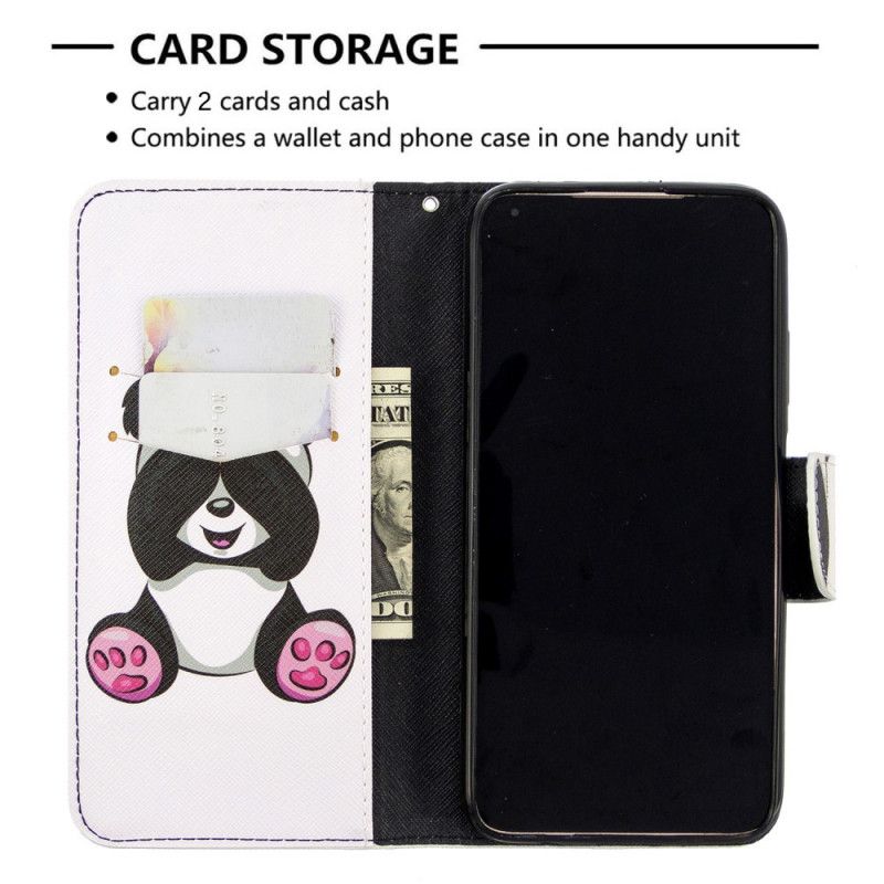 Cover Folio-hoesje Huawei P40 Lite Telefoonhoesje Leuke Panda