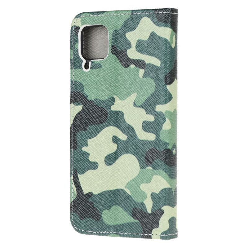 Cover Folio-hoesje Huawei P40 Lite Telefoonhoesje Militaire Camouflage