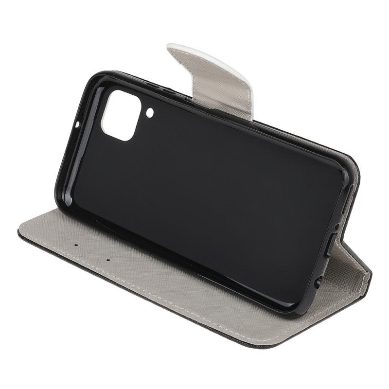 Cover Folio-hoesje Huawei P40 Lite Telefoonhoesje Raak Mijn Telefoon Niet Aan