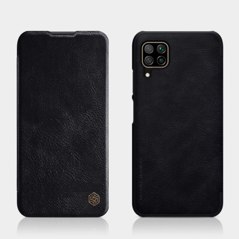 Folio-hoesje Huawei P40 Lite Rood Zwart Qin-Reeks Nillkin