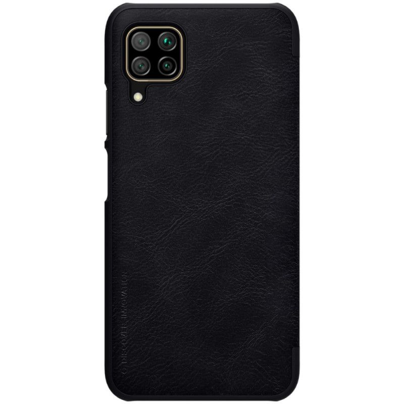 Folio-hoesje Huawei P40 Lite Rood Zwart Qin-Reeks Nillkin