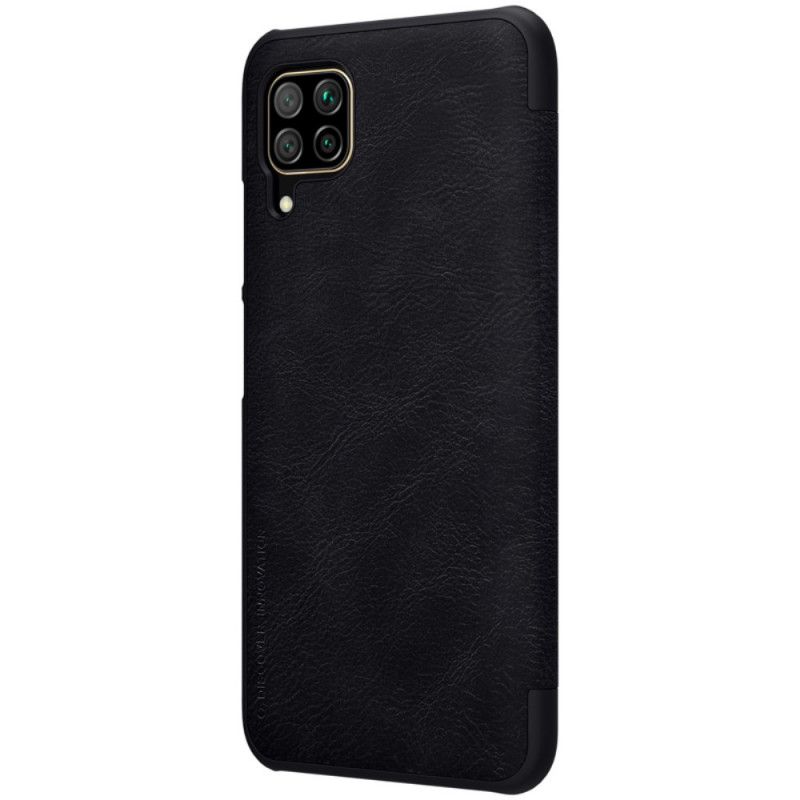 Folio-hoesje Huawei P40 Lite Rood Zwart Qin-Reeks Nillkin