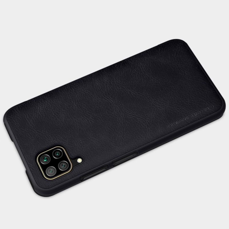 Folio-hoesje Huawei P40 Lite Rood Zwart Qin-Reeks Nillkin