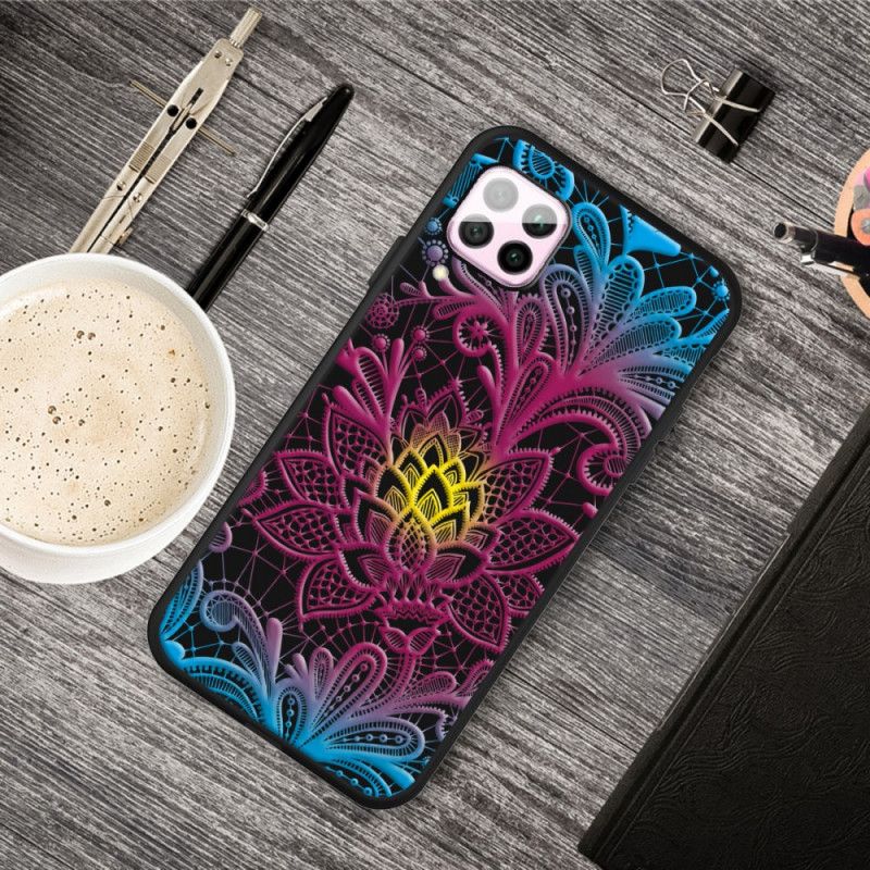 Hoesje Huawei P40 Lite Meesterlijke Bloem