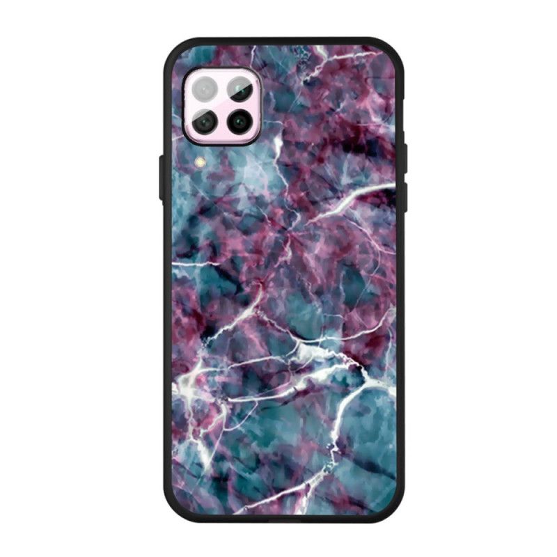 Hoesje Huawei P40 Lite Paars Marmer