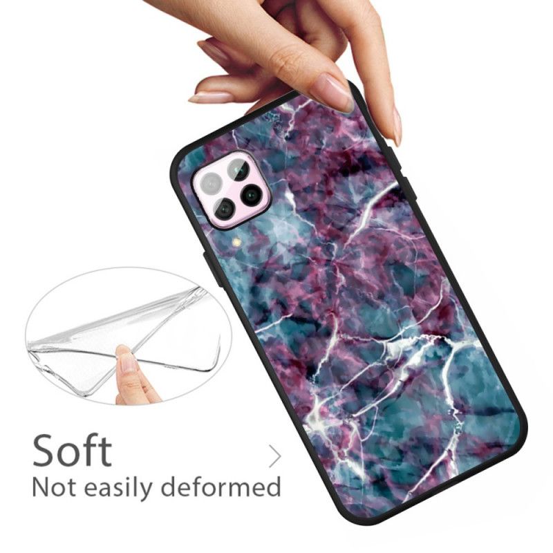 Hoesje Huawei P40 Lite Paars Marmer