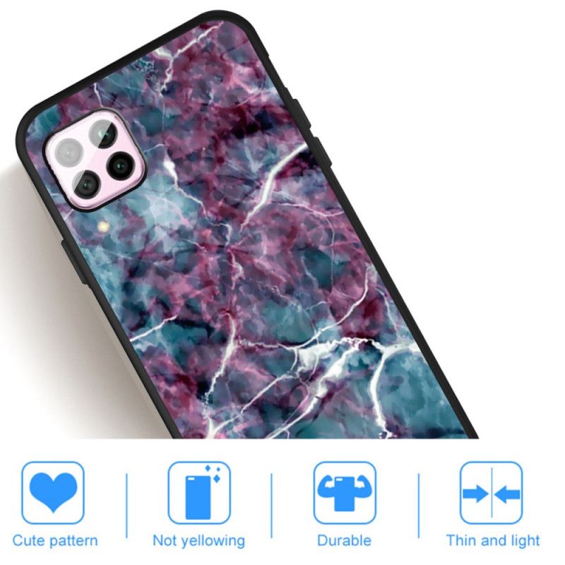 Hoesje Huawei P40 Lite Paars Marmer