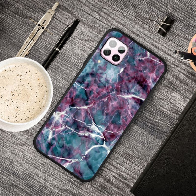 Hoesje Huawei P40 Lite Paars Marmer