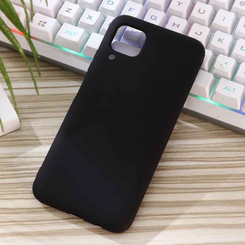 Hoesje Huawei P40 Lite Rood Zwart Siliconenvloeistof