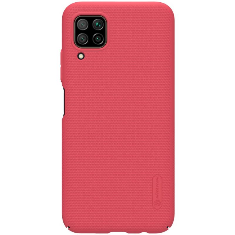 Hoesje Huawei P40 Lite Rood Zwart Stijve Frosted Nillkin