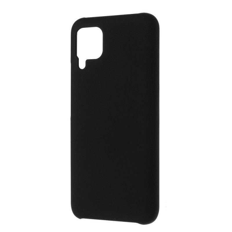 Hoesje Huawei P40 Lite Wit Zwart Rubberen Plus