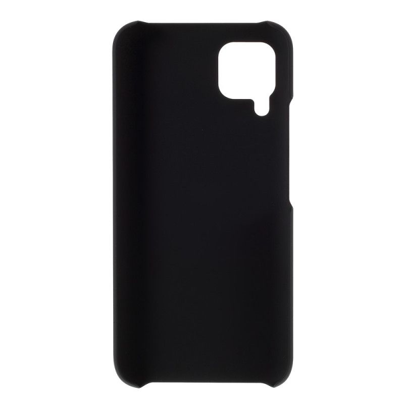 Hoesje Huawei P40 Lite Wit Zwart Rubberen Plus