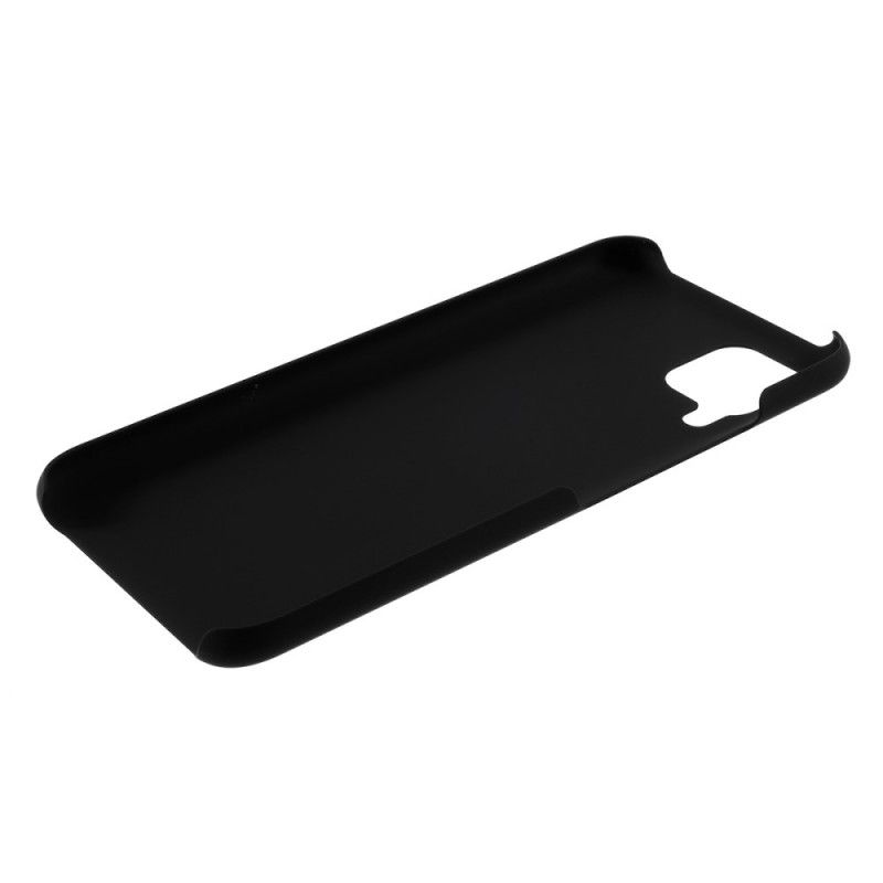 Hoesje Huawei P40 Lite Wit Zwart Rubberen Plus
