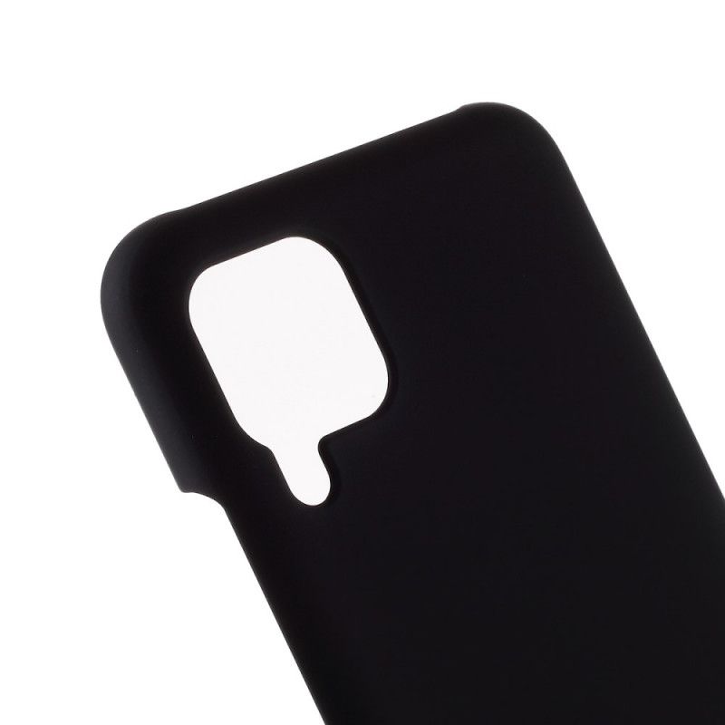 Hoesje Huawei P40 Lite Wit Zwart Rubberen Plus