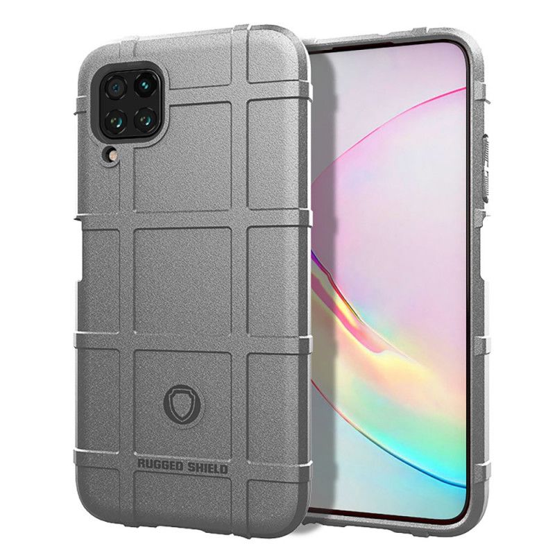 Hoesje voor Huawei P40 Lite Grijs Zwart Robuust Schild