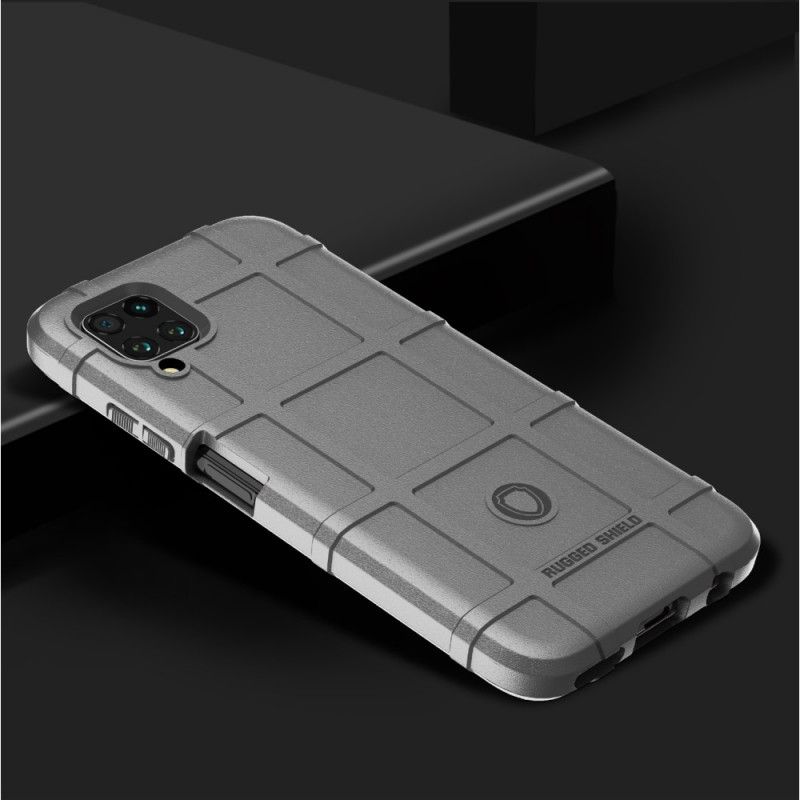 Hoesje voor Huawei P40 Lite Grijs Zwart Robuust Schild
