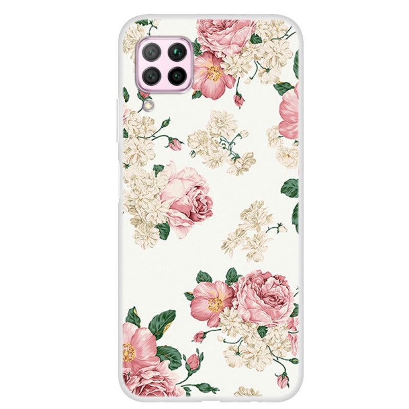 Hoesje voor Huawei P40 Lite Vrijheidsbloemen