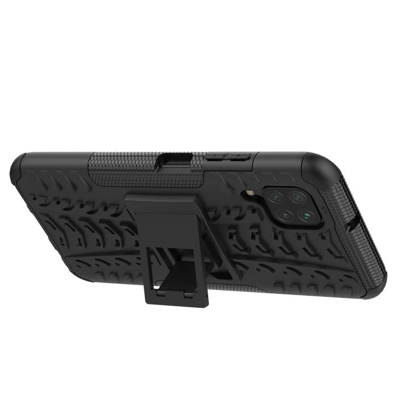 Hoesje voor Huawei P40 Lite Wit Zwart Ultrabestendig