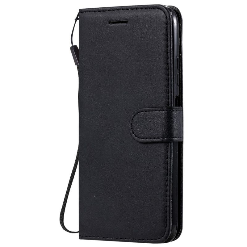 Leren Hoesje Huawei P40 Lite Roségoud Leereffect Met String
