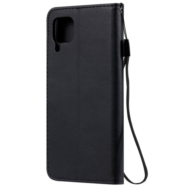 Leren Hoesje Huawei P40 Lite Roségoud Leereffect Met String