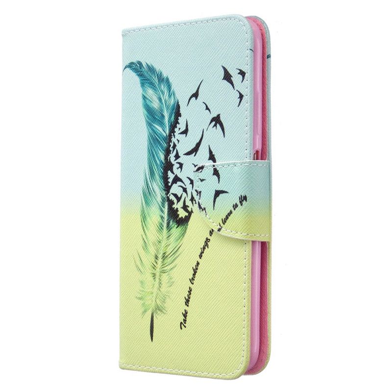 Leren Hoesje Huawei P40 Lite Leren Vliegen