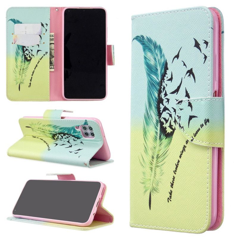 Leren Hoesje Huawei P40 Lite Leren Vliegen
